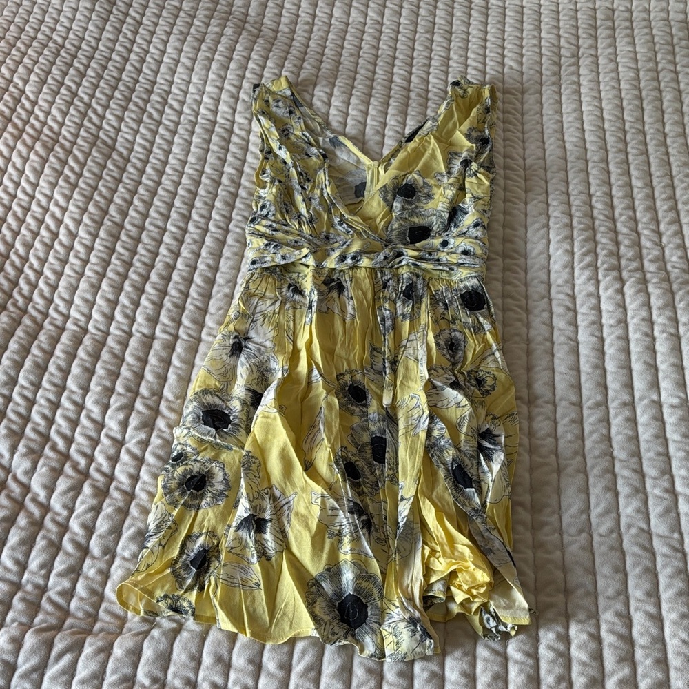 Yellow Floral Dress